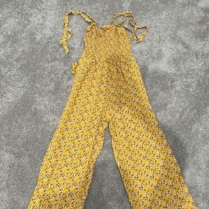 Cute teen yellow jumper